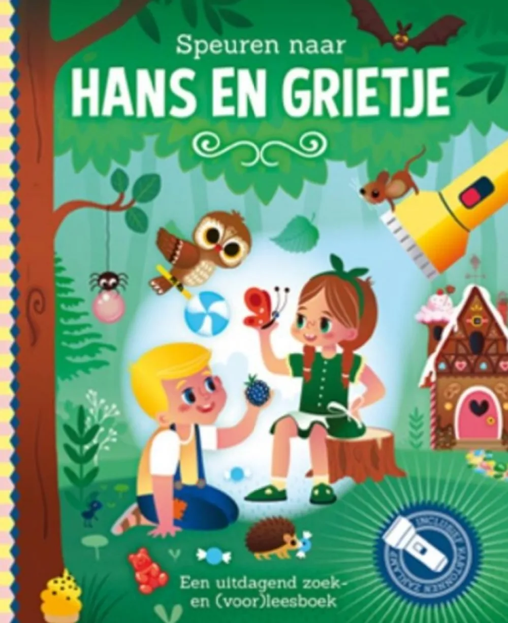 De Lantaarn Zaklampboek Speuren naar Hans & Grietje