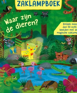 Houtendiershop Zaklampboek Waar zijn de dieren?