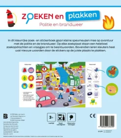 Ballon Kids Zoeken en plakken Politie en Brandweer